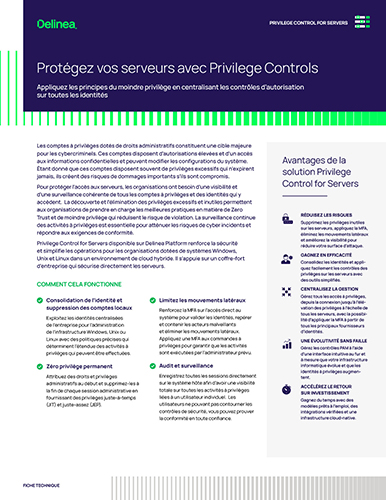 Protégez vos serveurs avec Privilege Controls