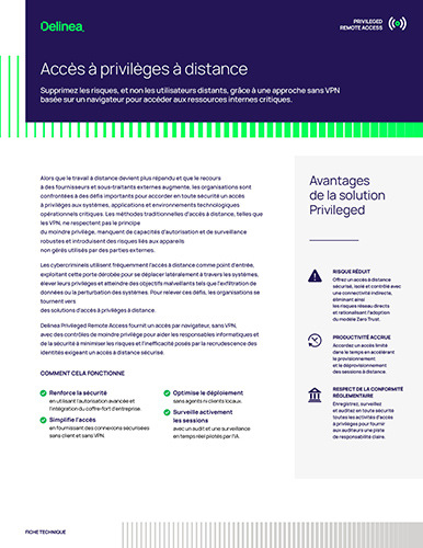 Accès à privilèges à distance